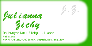 julianna zichy business card